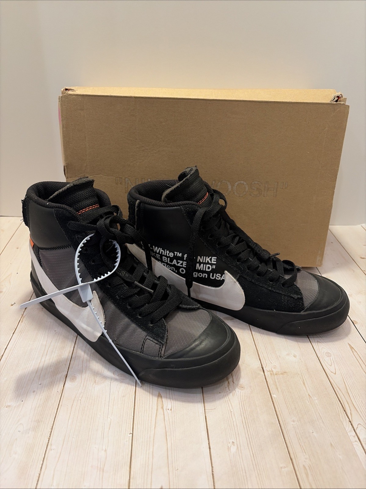2018 Off-White x Nike Blazer Mid Grim Reapers Size 6M/7.5W Excellent Cond OG All 2018 Off-White x Nike Blazer Mid Grim Reapers Size 6M/7.5W Excellent Cond OG All