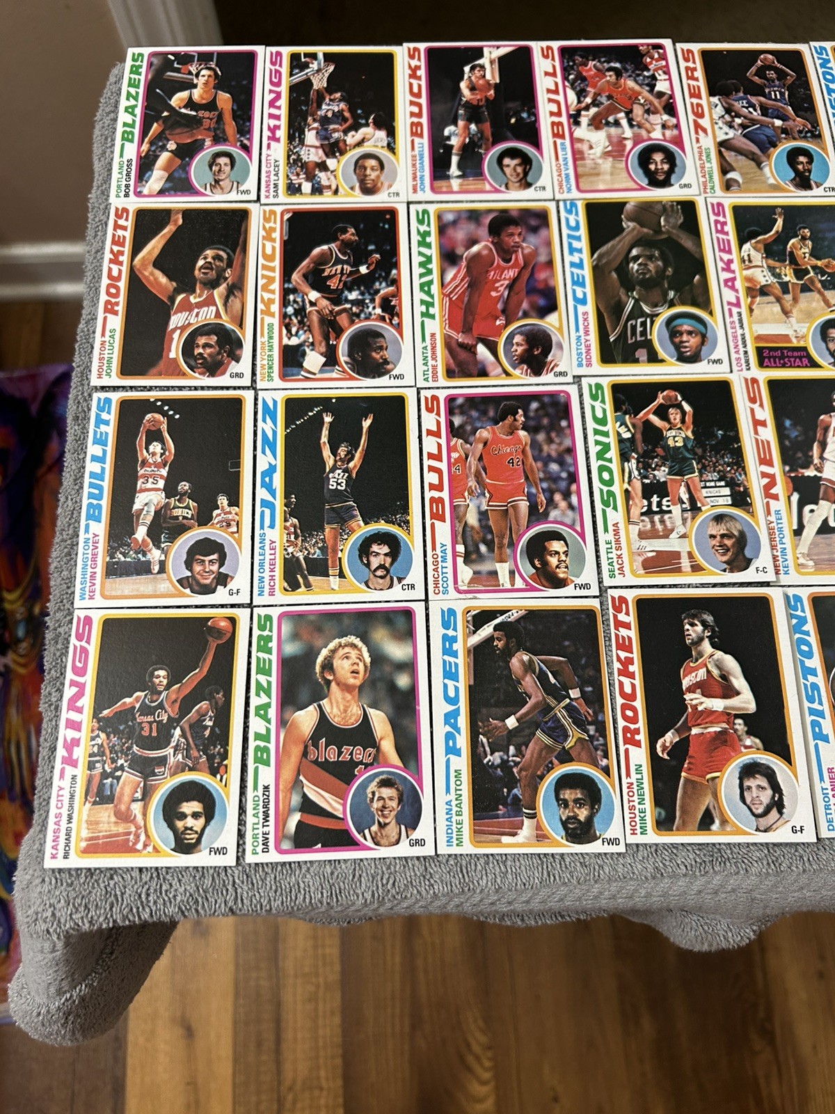 1978-79 Topps Basketball complete set 132/132 (8) PSA -9’s