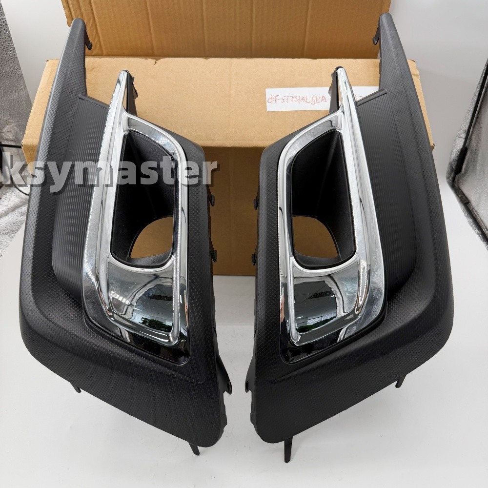 Pair Fog Light Lamp Covers Bezels For Subaru Legacy 2018-2019 Left + Right Side