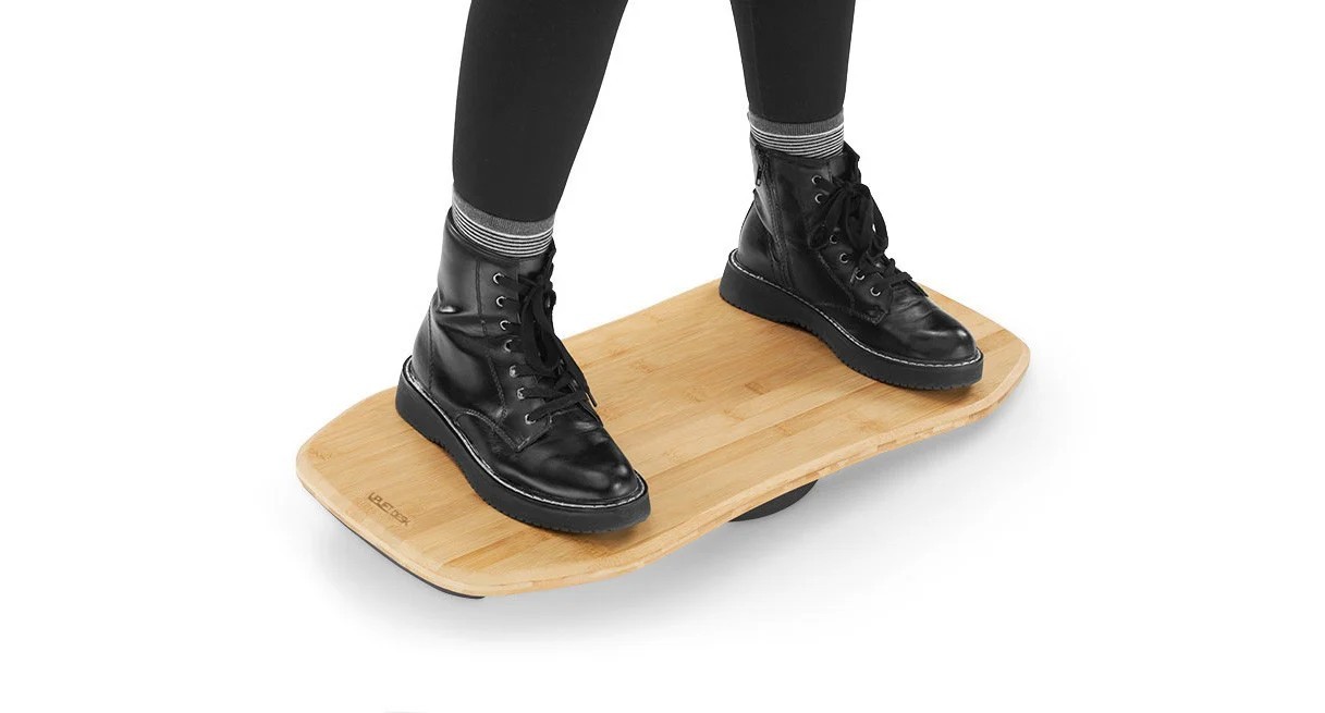 UPLIFT Desk Bamboo Rocker-X Balance Board Standing MVT012-BMB