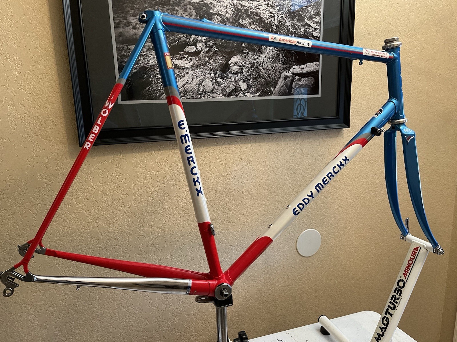 Eddy Merckx Frameset MX-Leader Real Motorola Team Bike #0015