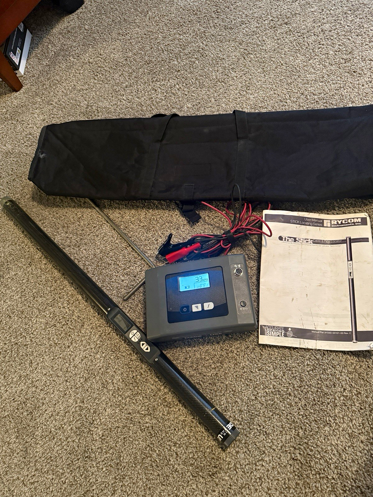 RYCOM Instruments The Stick Cable/Pipe Locator & Transmitter System 33 kHz