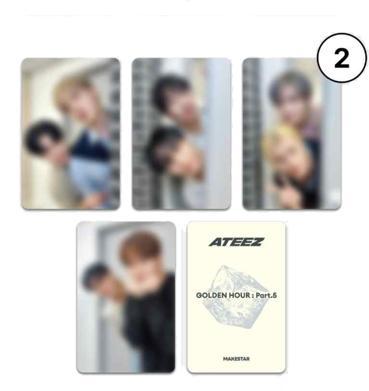 presale [ATEEZ] GOLDEN HOUR : Part.5 MAKESTAR Fan Sign Event in LA 2.0 PHOTOCARD