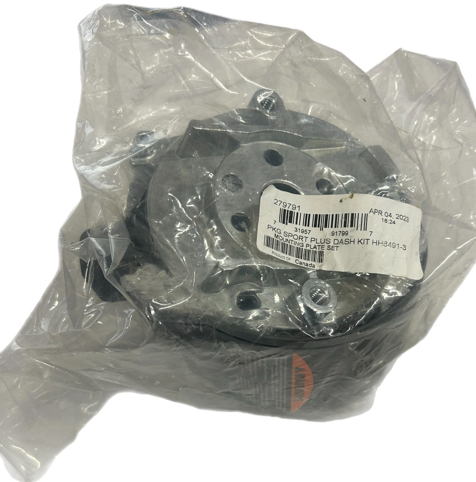 SeaStar Sport Plus Dash Kit HH6491-3 Mounting Plate Set 279791