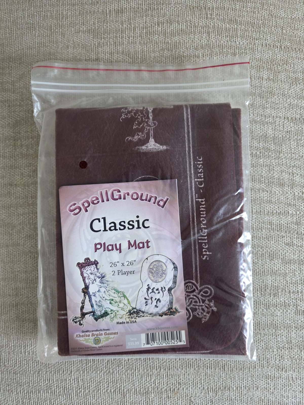 Spellground Classic Playmat Terra 2015 V2 Fabric BRAND NEW NEVER OPENED