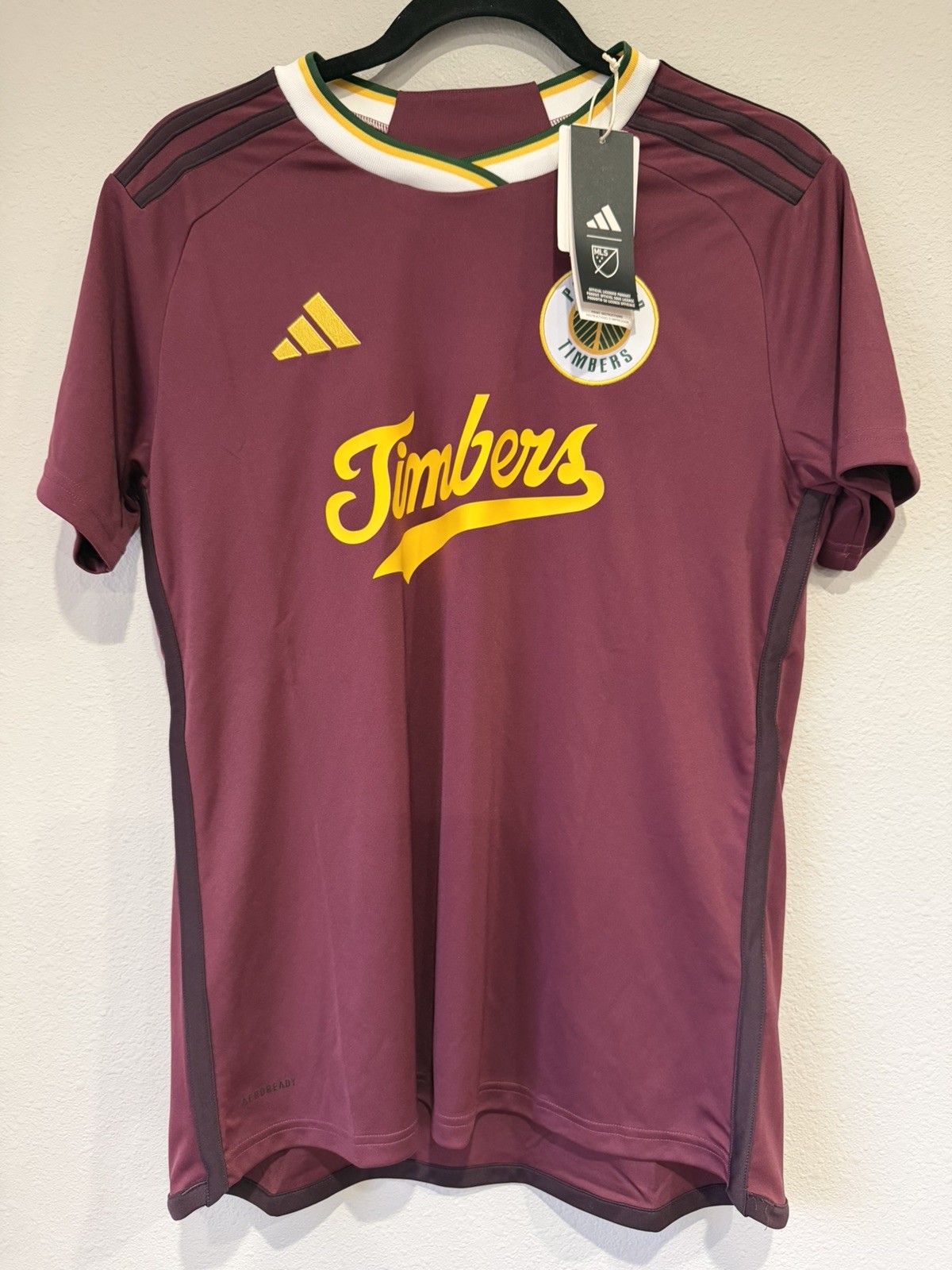 Adidas MLS Portland Timbers 2024 Archive Soccer Jersey Women\'s Sz. L NEW IM5463 Adidas MLS Portland Timbers 2024 Archive Soccer Jersey Women\'s Sz. L NEW IM5463