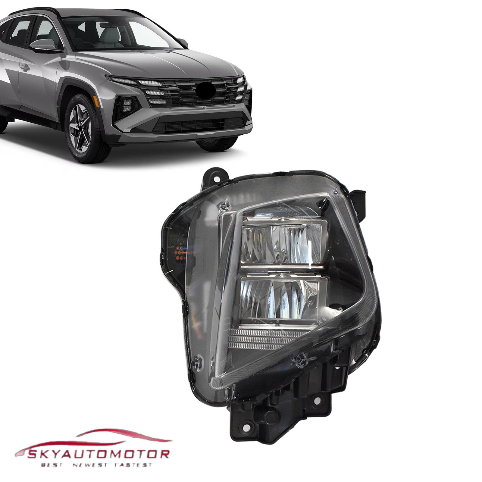 Front Right Side LED Headlight Headlamp Fits 2025-26 Hyundai Tucson 92102-CW650