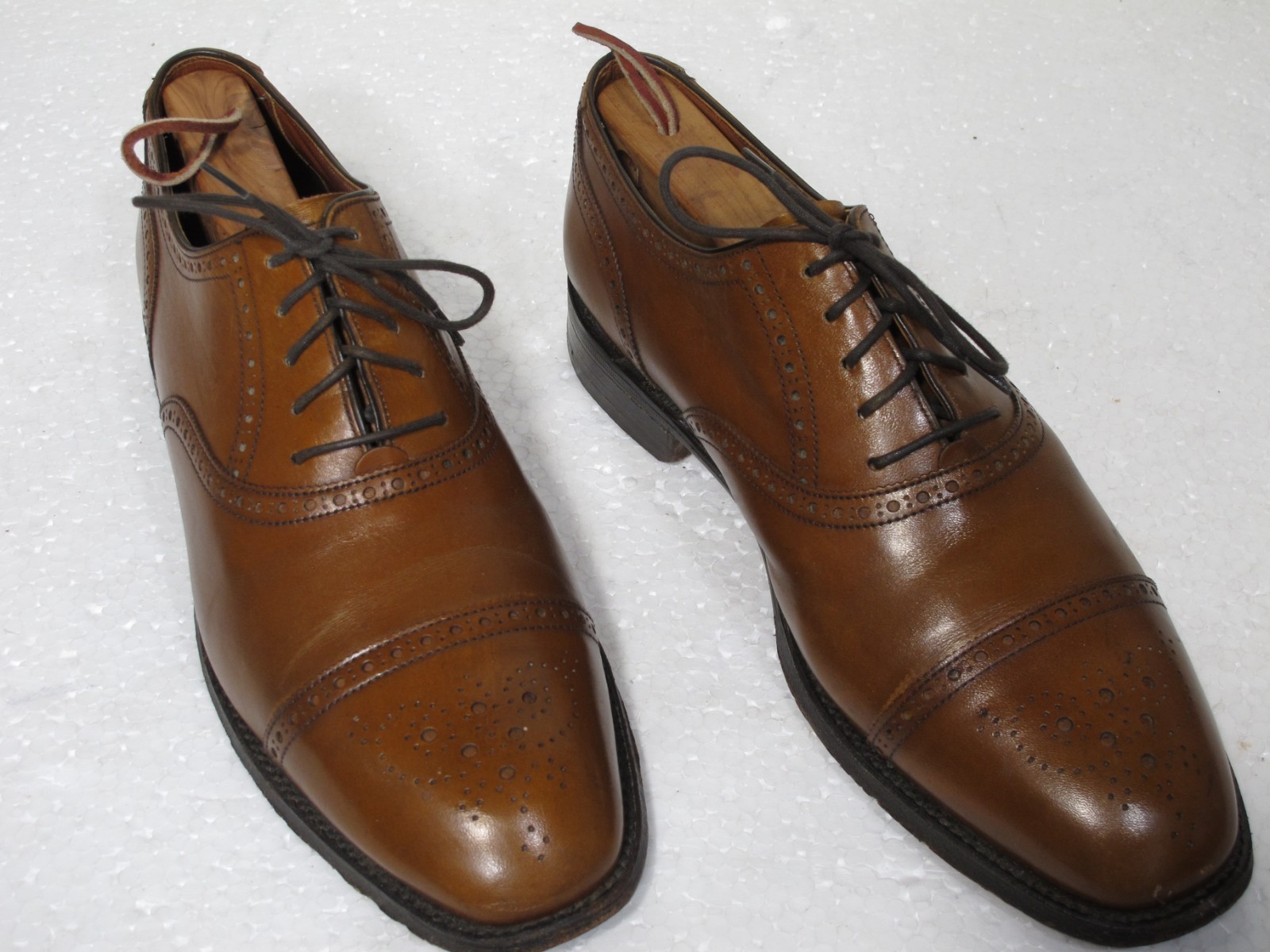 Barker Custom Grade Shoes Chestnut Brown 8UK 9US Bench Made in England Goodyear
