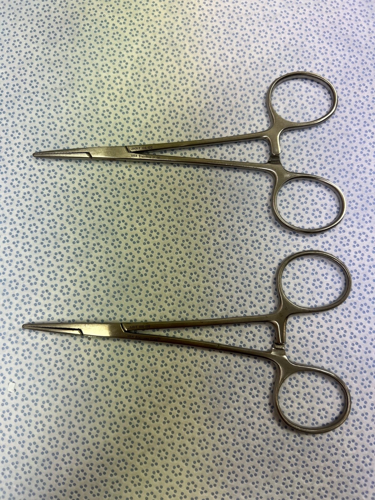 Set of 2 Jarit 106-100 Surgical Straight 5\