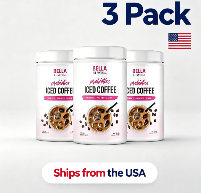 3pc Bella All Natural Probiotic Iced Coffee 3pc Bella All Natural Probiotic Iced Coffee