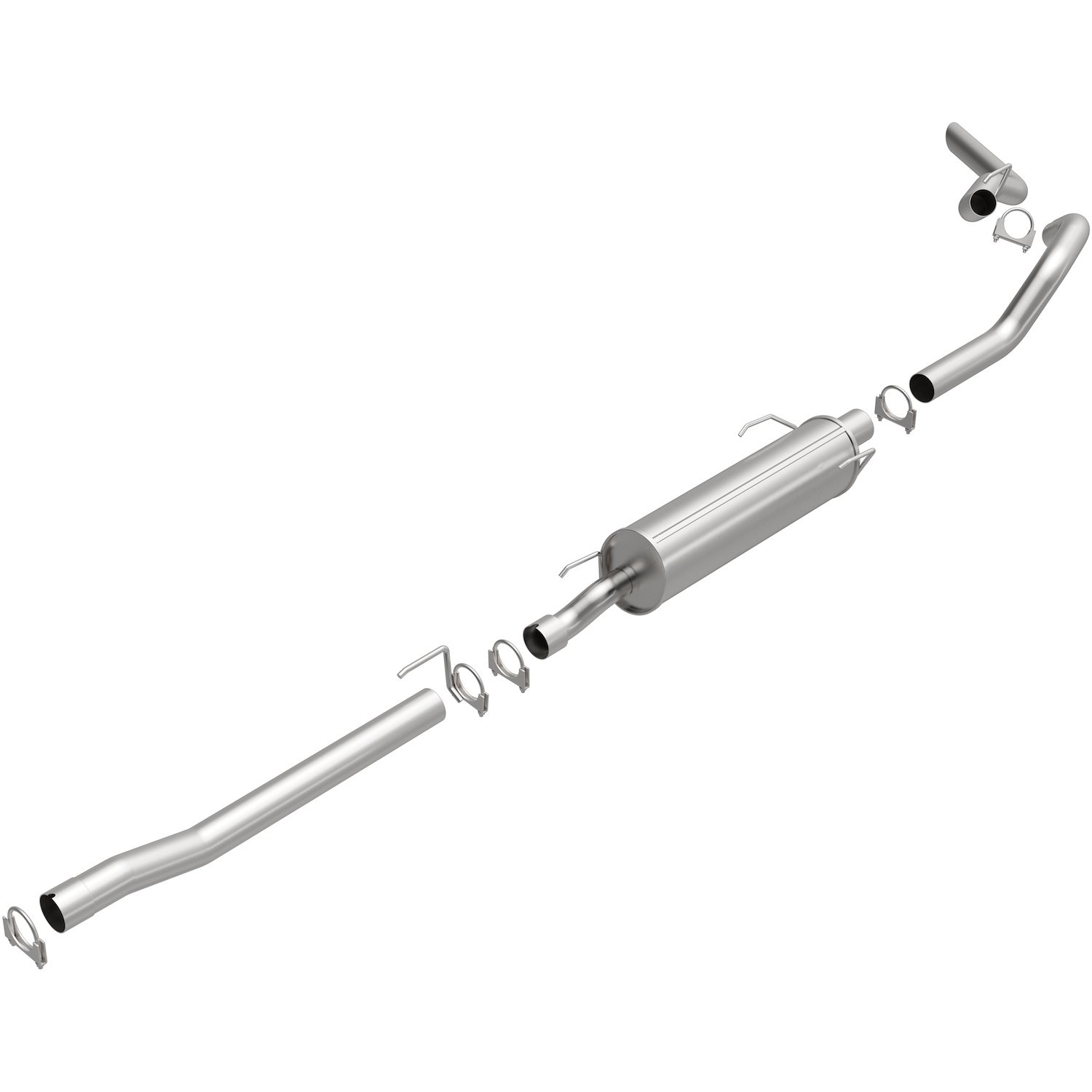 BRExhaust 106-0525 Direct-Fit Exhaust Kit for 2006-2009 Dodge Ram 1500, 2500,