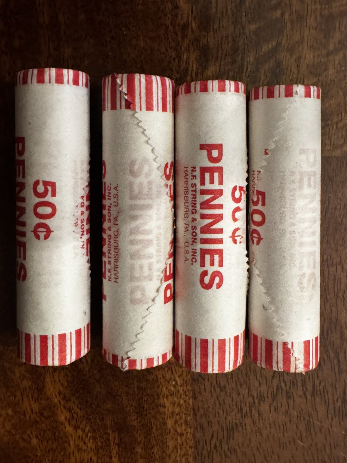 2018-P  Original Bank Wrapped Lincoln Cent 1 Roll - OBW Penny\'s