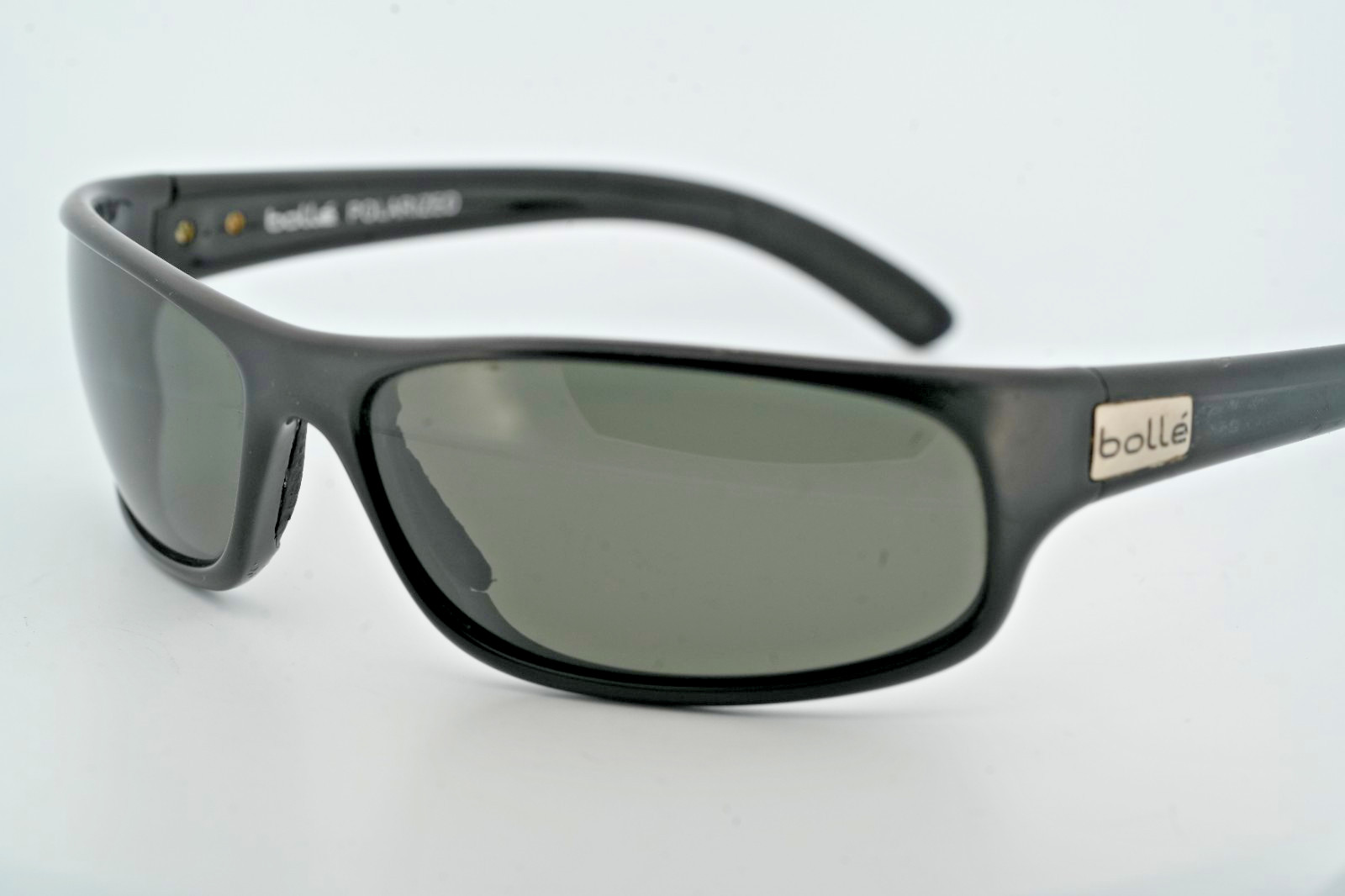 Bolle Anaconda 10338 Sunglasses Full Rim Rectangular Wrap Polarized Lens Outdoor