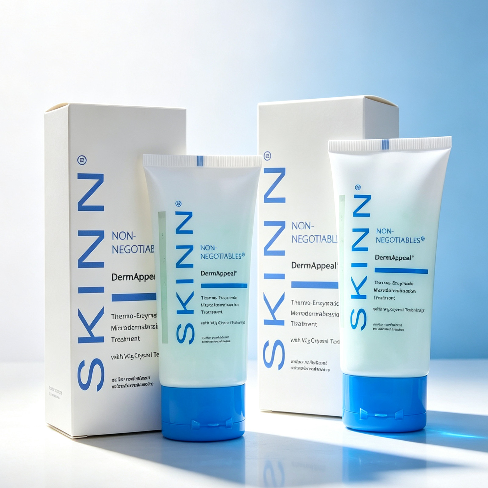 2PCS SKINN DermAppeal Microdermabrasion For Smoother Brighter And Clearer Skin