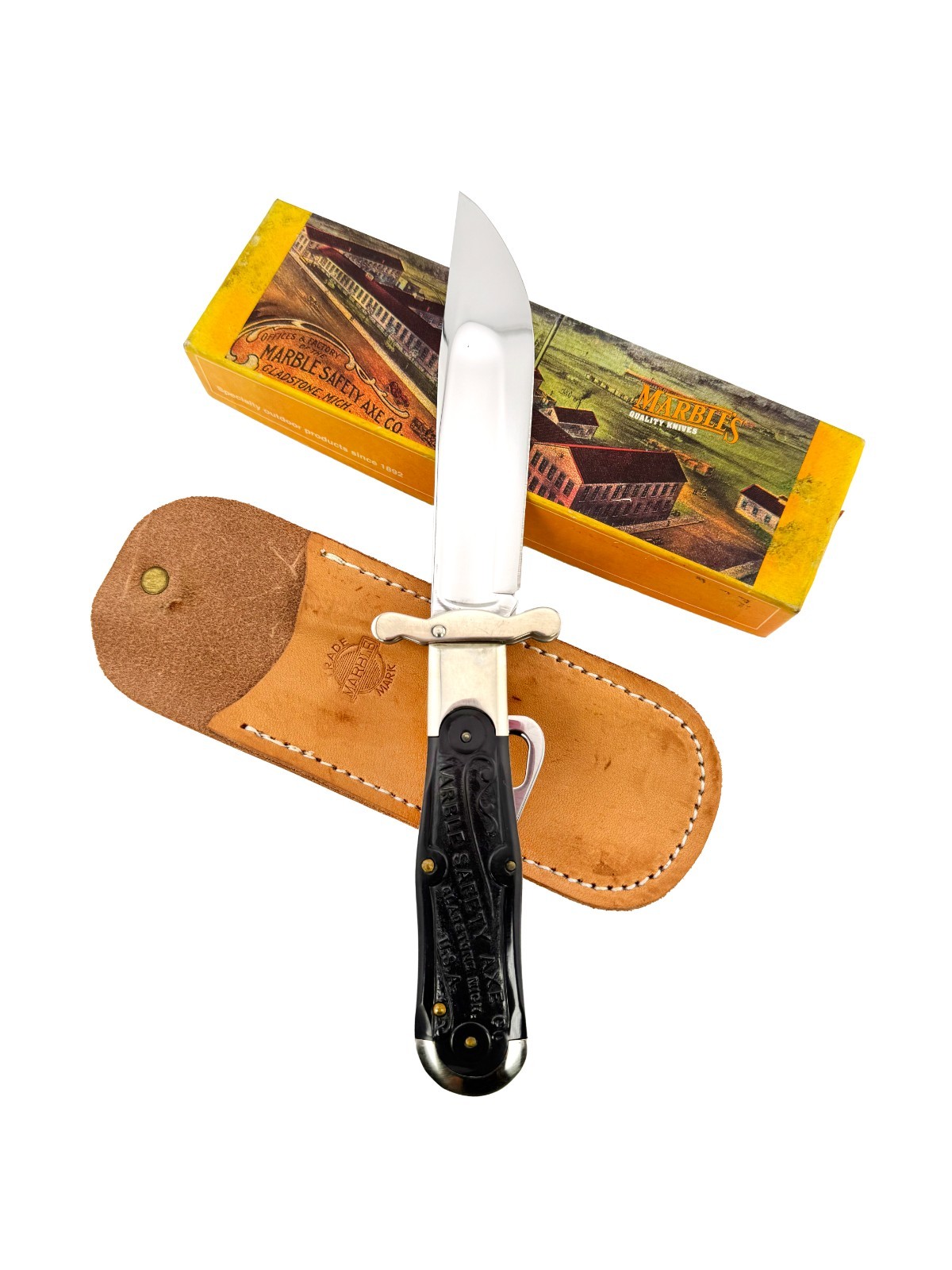 Early 1900s Antique MSA Co Marble Safety Axe Folding Knife Shackle Key NICE Early 1900s Antique MSA Co Marble Safety Axe Folding Knife Shackle Key NICE