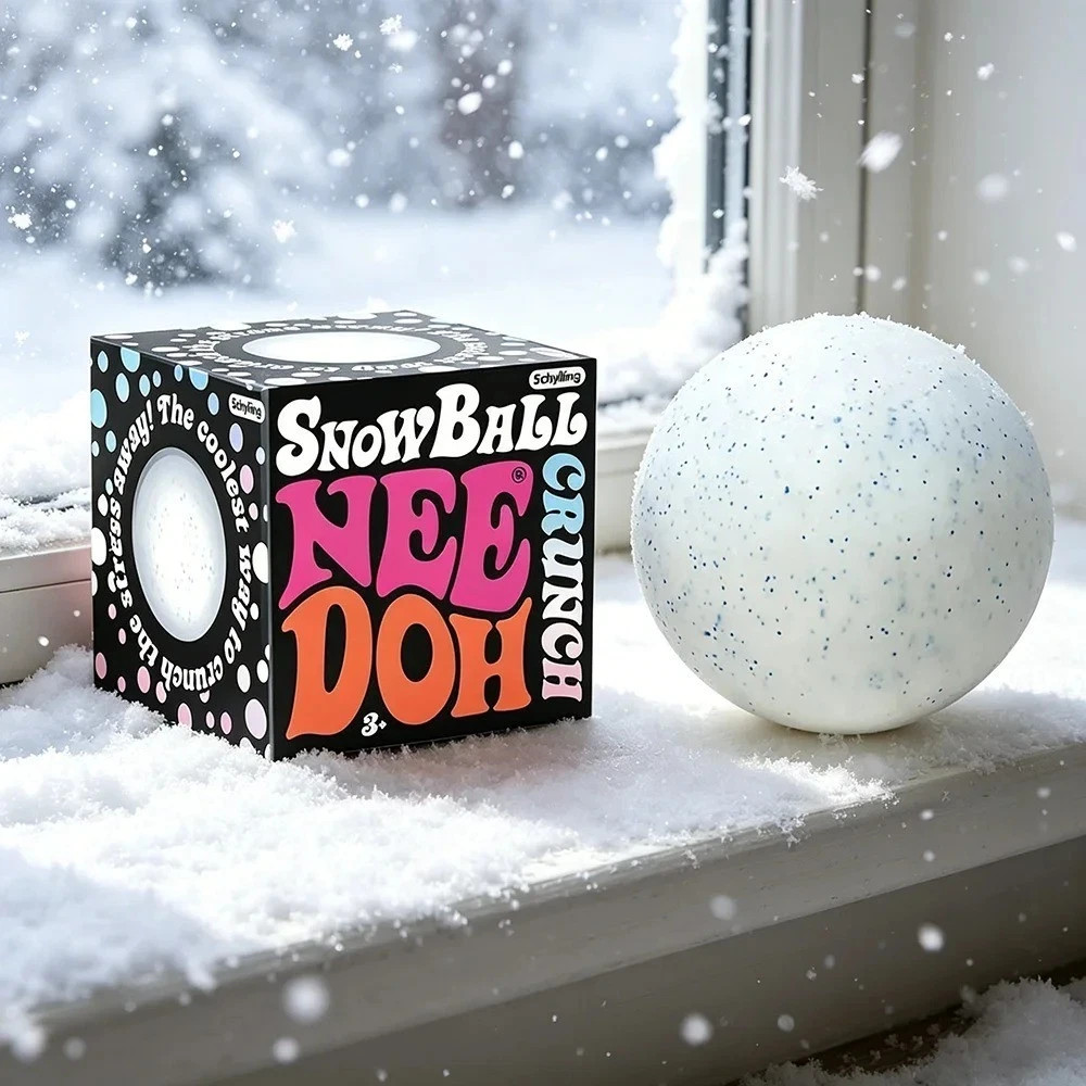 New NeeDoh Snow Ball Crunch Snow Ball Crunch ice Cube Sensory Stress Relieving New NeeDoh Snow Ball Crunch Snow Ball Crunch ice Cube Sensory Stress Relieving