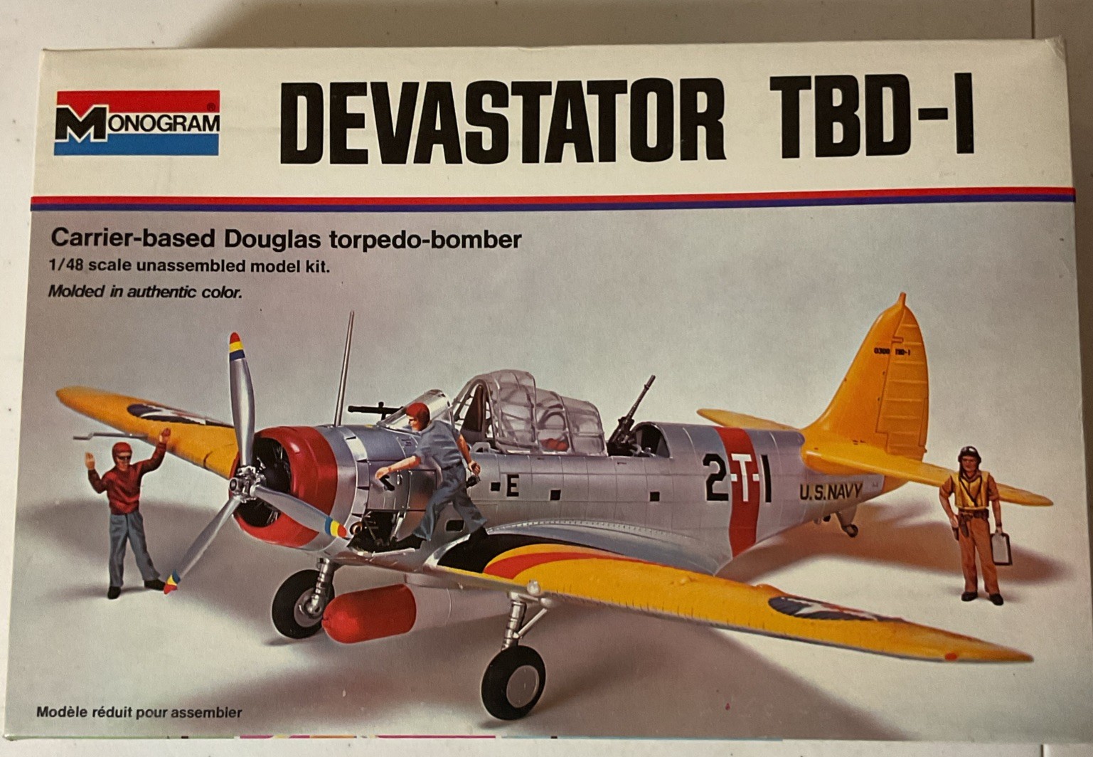 Monogram 1/48 Devastator TBD-1 #7575 - New Old Stock Monogram 1/48 Devastator TBD-1 #7575 - New Old Stock
