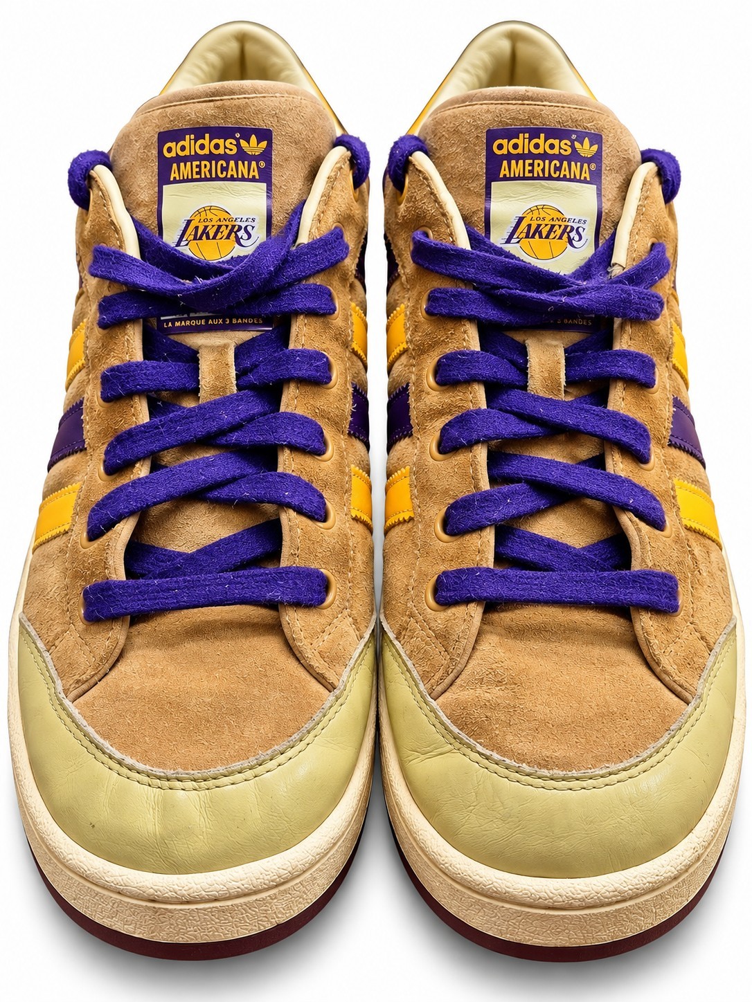 adidas Americana Lo NBA Los Angeles Lakers Vintage 2007 - Men's Size 9 (059147)