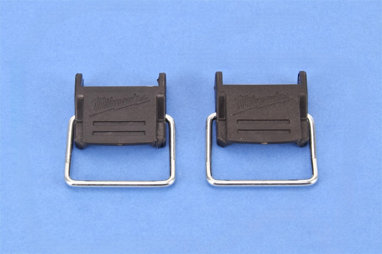 (Pair) (2) Genuine OEM Milwaukee LATCH BUCKLE for Hard Plastic Tool Case