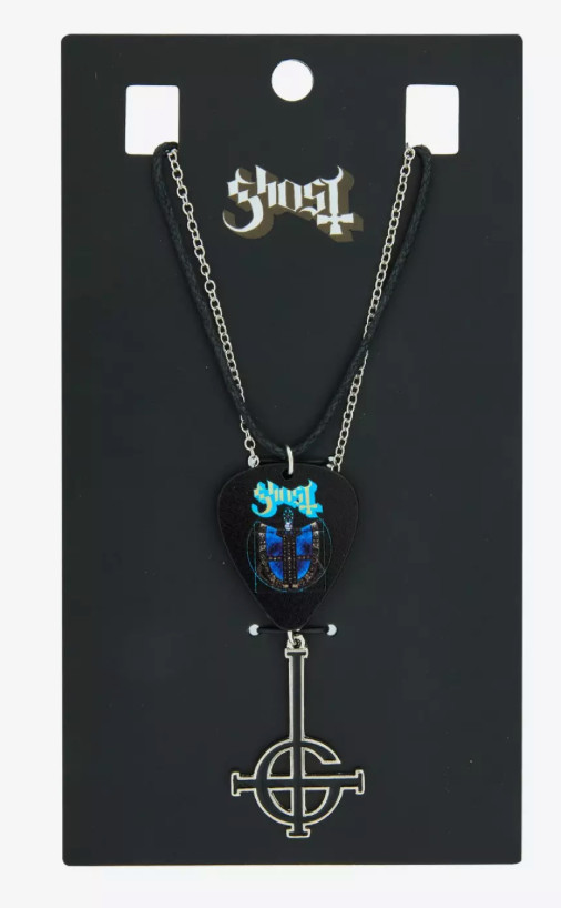 GHOST Band Official Grucifix Best Friend Bling Necklace Set Of 2 NEW GHOST Band Official Grucifix Best Friend Bling Necklace Set Of 2 NEW