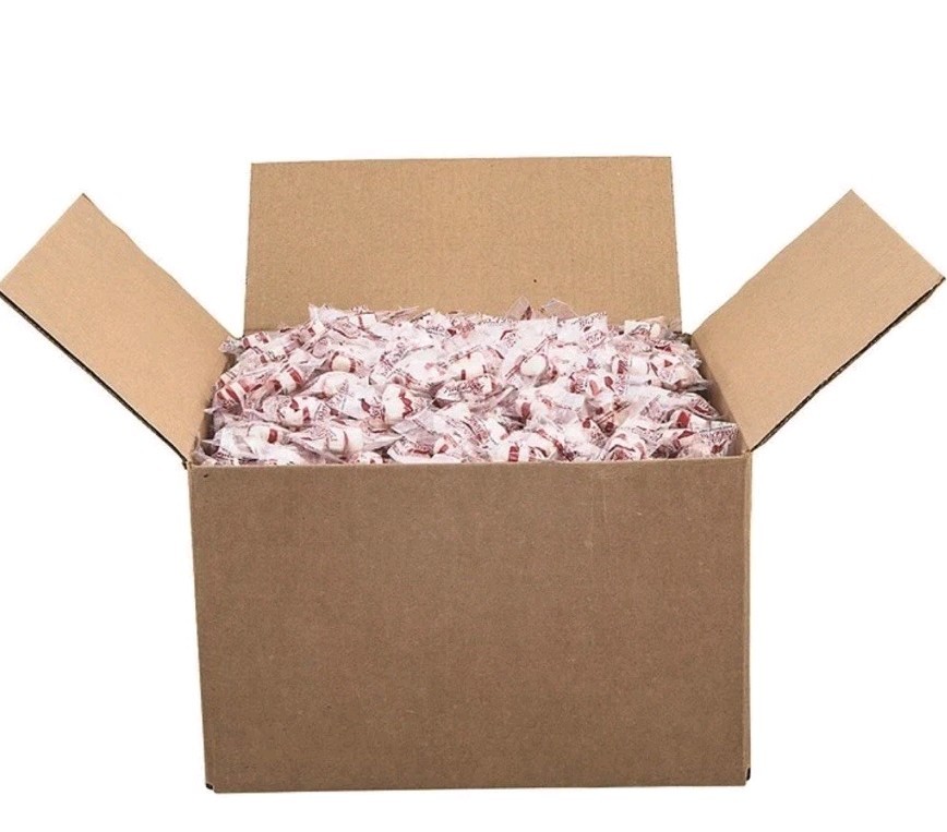Red Bird Soft Peppermint Puffs Individually Wrapped BULK CANDY- 50 PIECES  Fresh
