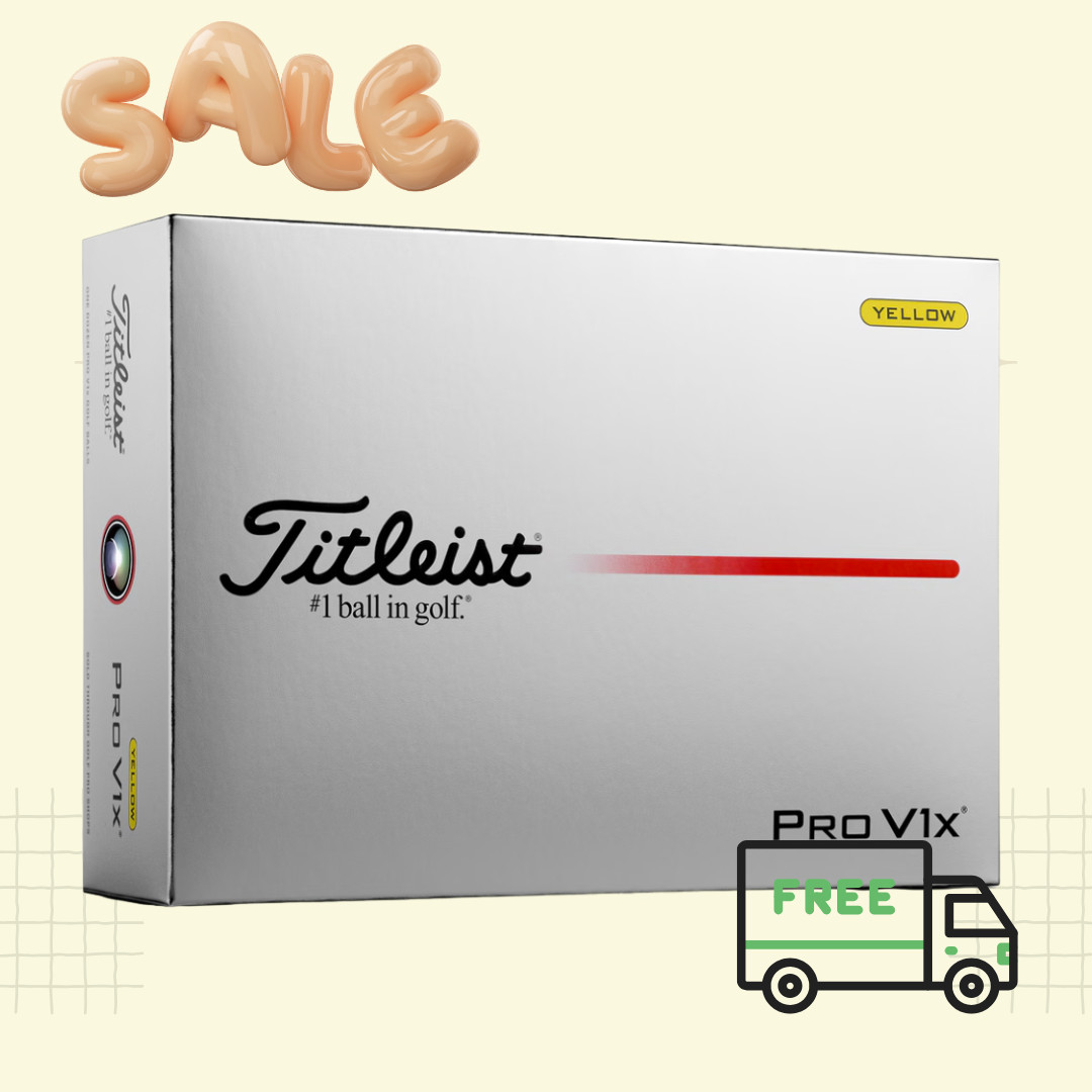 [FASH SALE] Titleist Pro V1x Yellow Golf Balls Select Play Number 1 2 3 4 Dozen