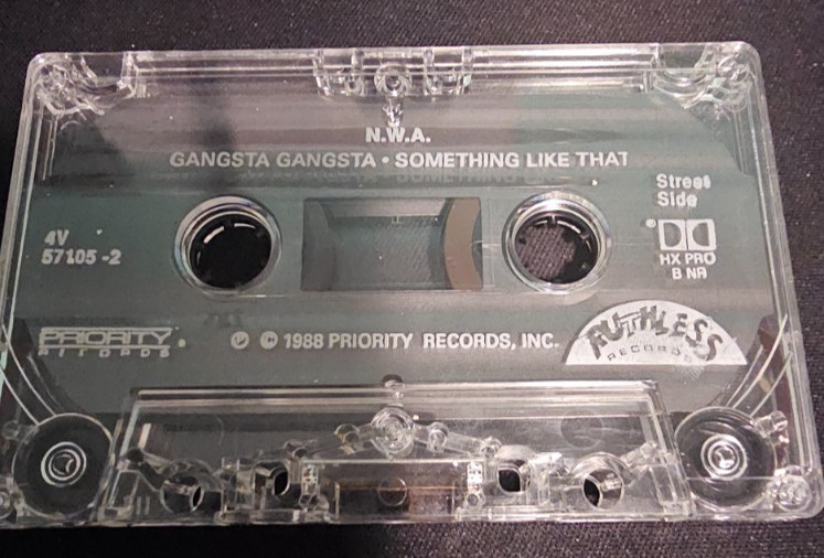 NWA Maxi Single Cassette Street Side Gangsta Gangsta Radio Side Quiet on Tha Set NWA Maxi Single Cassette Street Side Gangsta Gangsta Radio Side Quiet on Tha Set