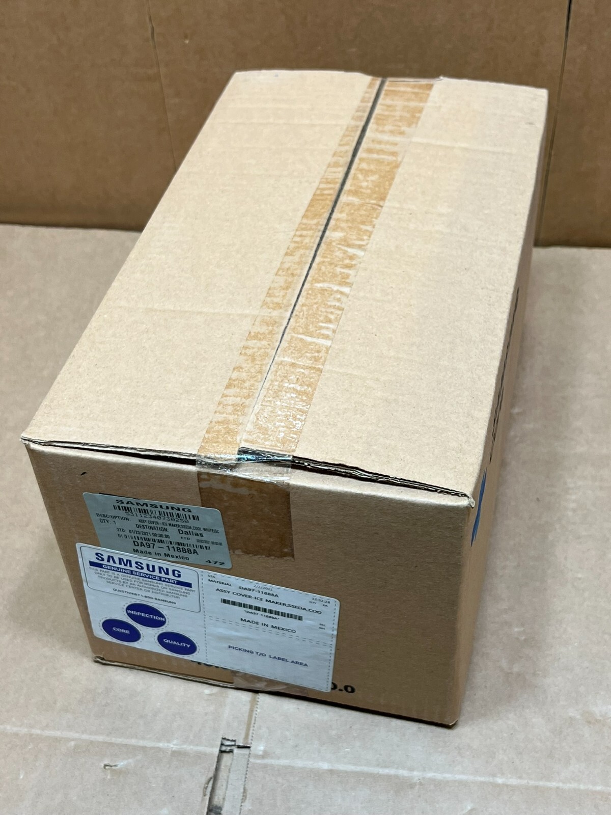 DA97-11888A OEM SAMSUNG Refrigerator Ice Maker Cover - RS267TDWP/XAA-00 DA97-11888A OEM SAMSUNG Refrigerator Ice Maker Cover - RS267TDWP/XAA-00
