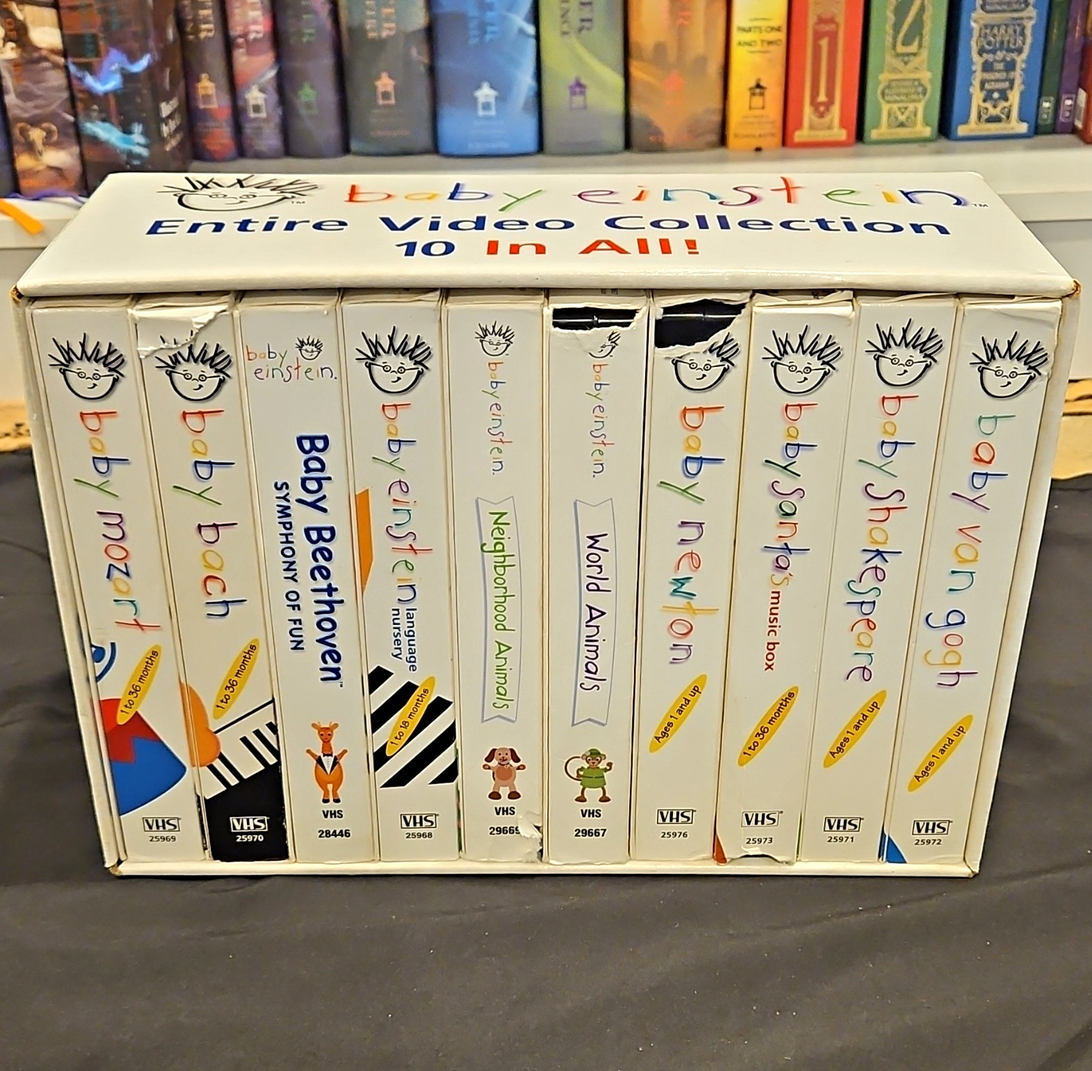 Baby Einstein Entire Video Collection 10-in-All VHS Box Set (2001) Complete Baby Einstein Entire Video Collection 10-in-All VHS Box Set (2001) Complete