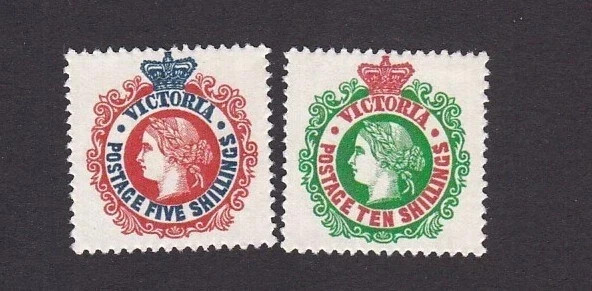 AUSTRALIA VICTORIA 1901 Top & Unissued Values MNH Reproduction Stamp sv