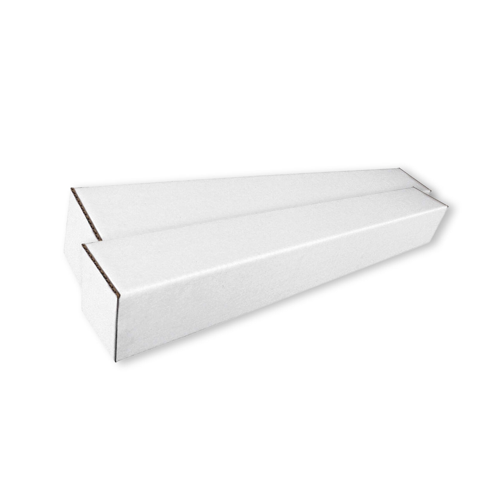 White Square Mailing Tubes 3 x 3 x 30\