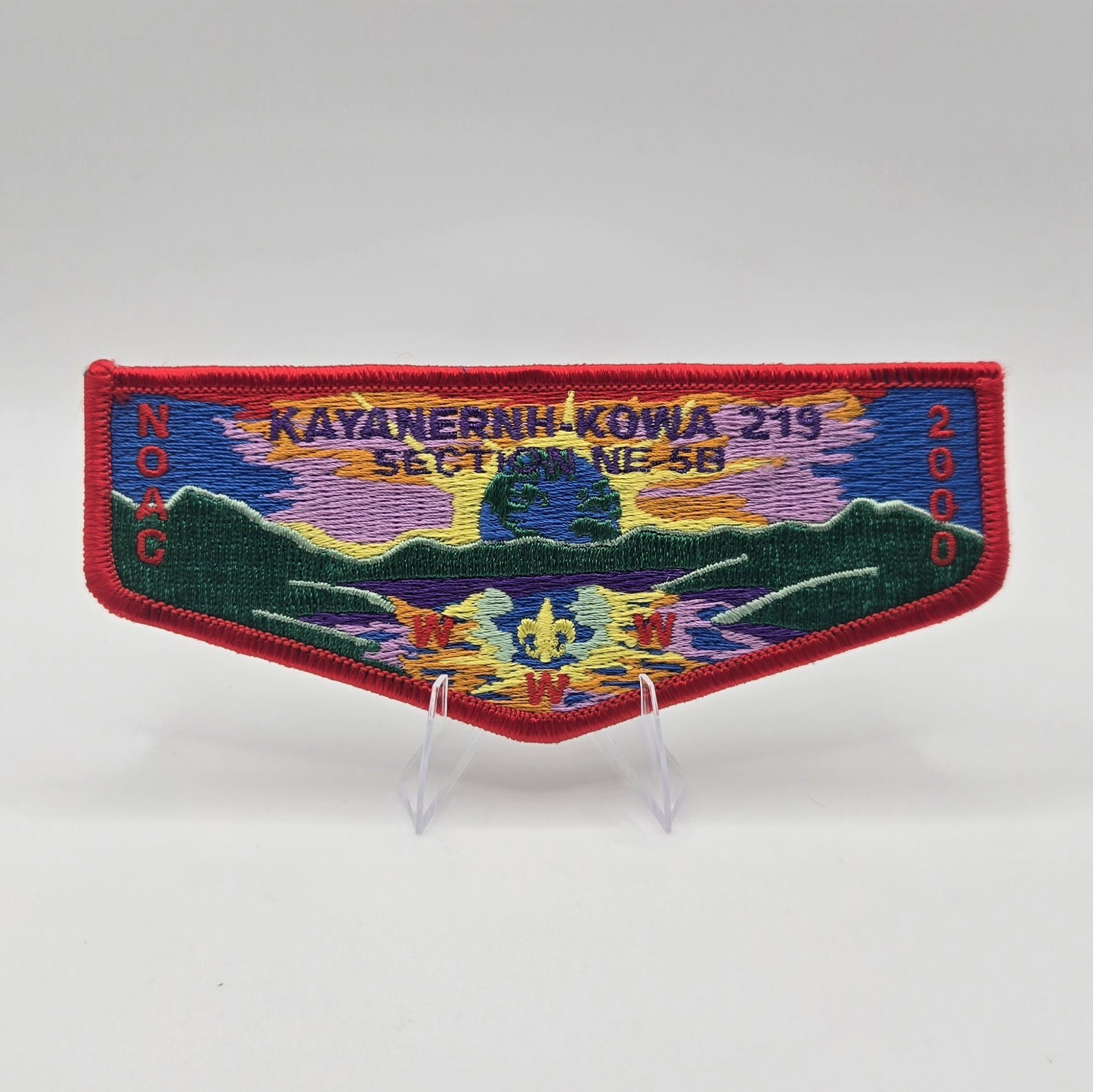 Kayanernh-Kowa OA Lodge 219 2000 NOAC Section NE5B Flap Hiawatha Seaway Council