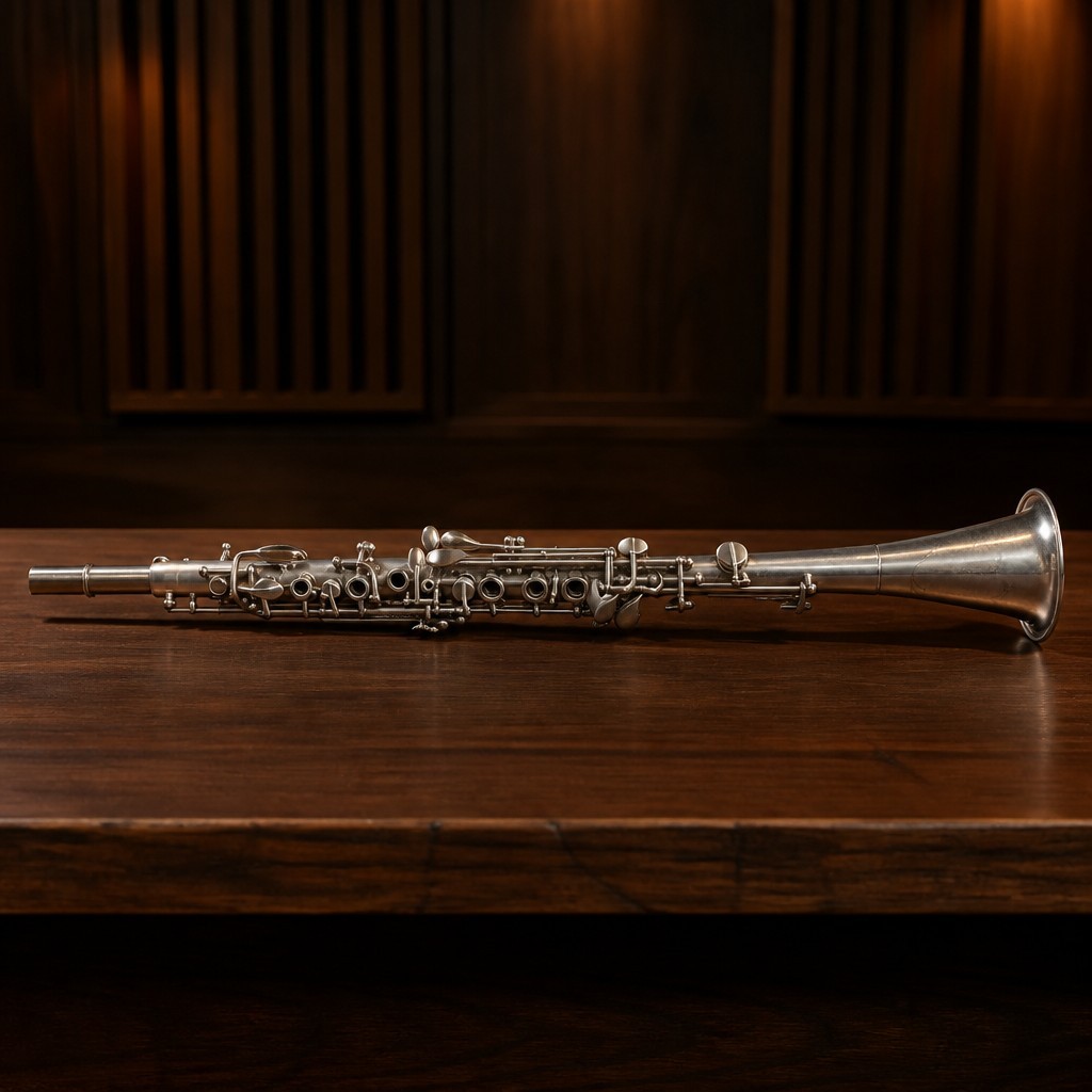 Vintage 1932 Cavalier Metal Bb Clarinet Elkhart Ind - Conn Era - Serial 06749