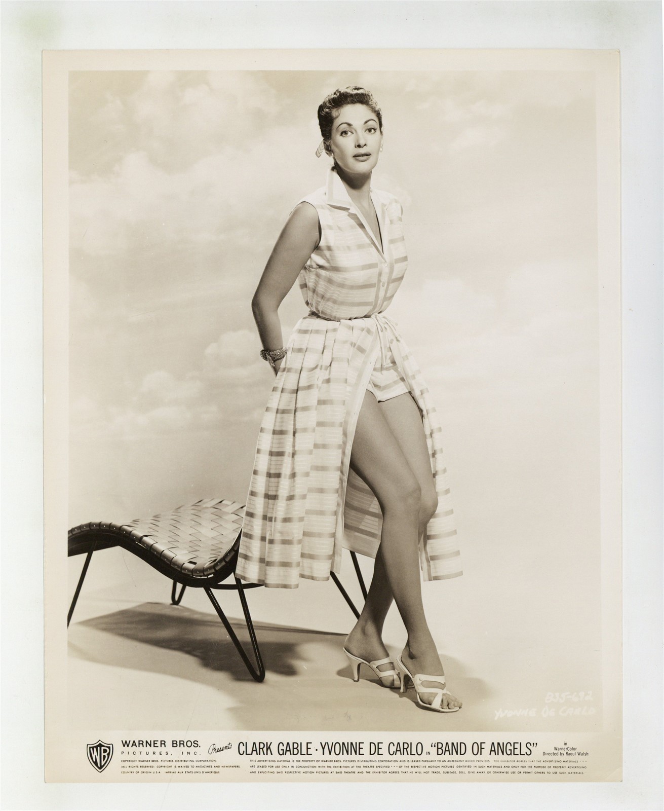 Yvonne De Carlo 1958 Gorgeous Glamour 8x10 Bert Six Original Movie Photo J15812