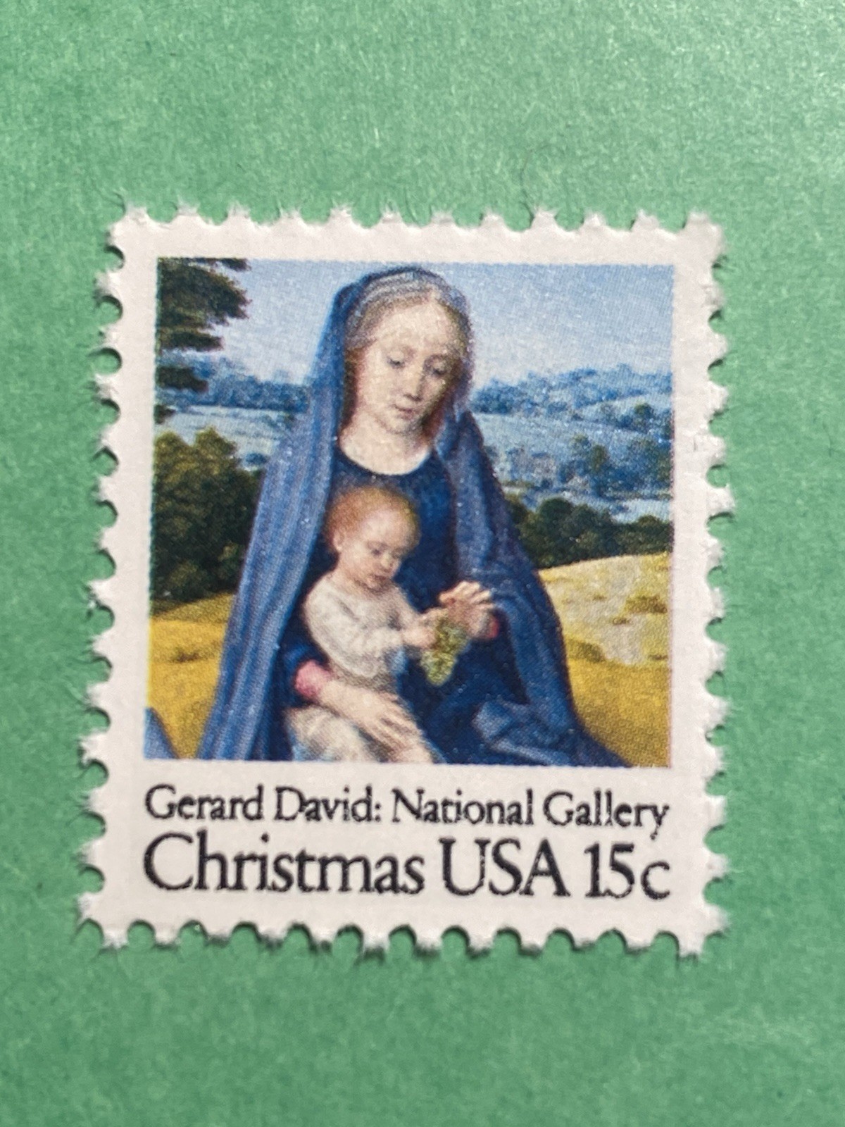 US 1979 Christmas Madonna By Gerald 15 Cents Stamp Scott #1799 MNH US 1979 Christmas Madonna By Gerald 15 Cents Stamp Scott #1799 MNH