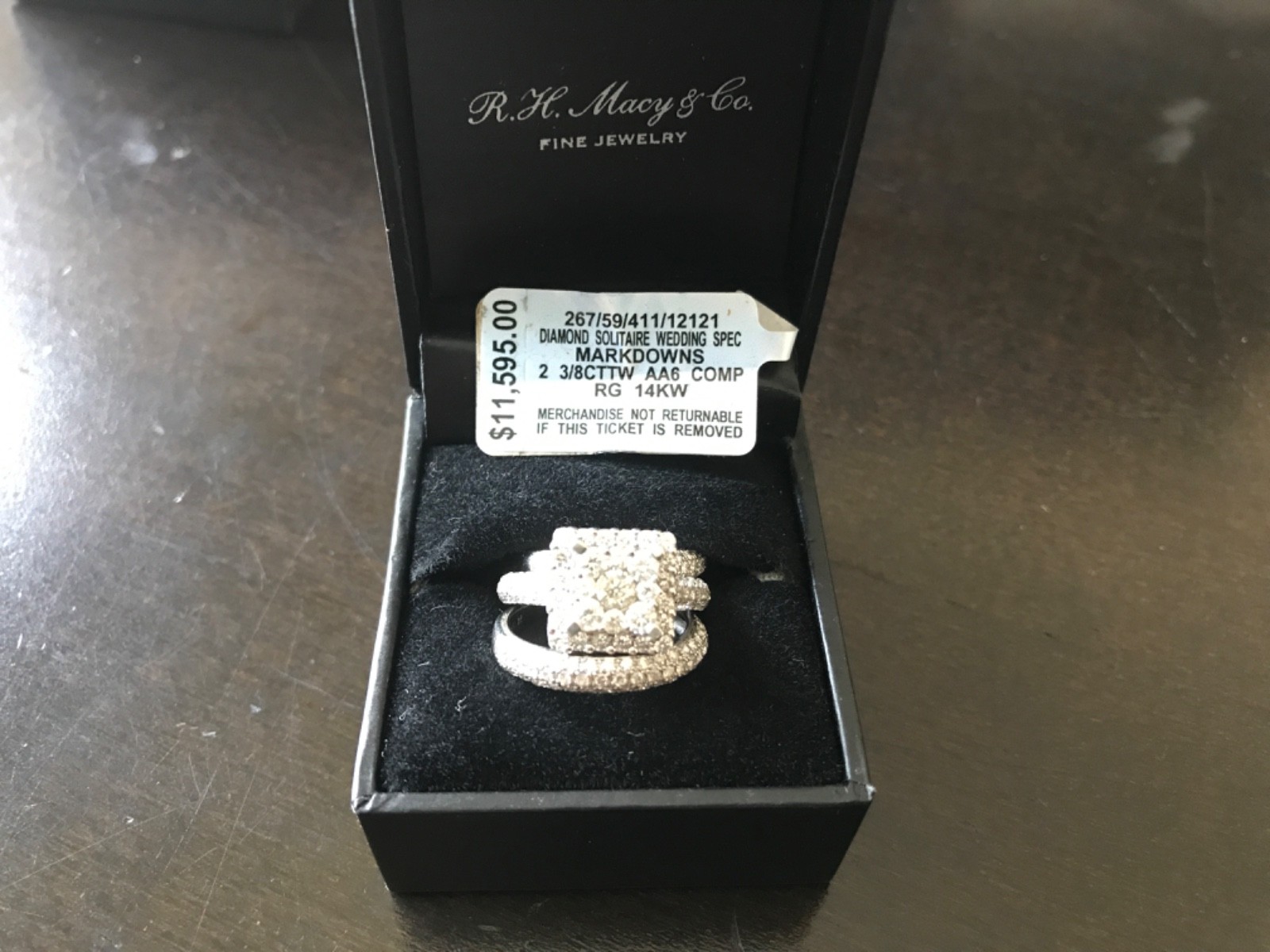 2 3/8 CTTW Diamond Bridal Set 2 3/8 CTTW Diamond Bridal Set