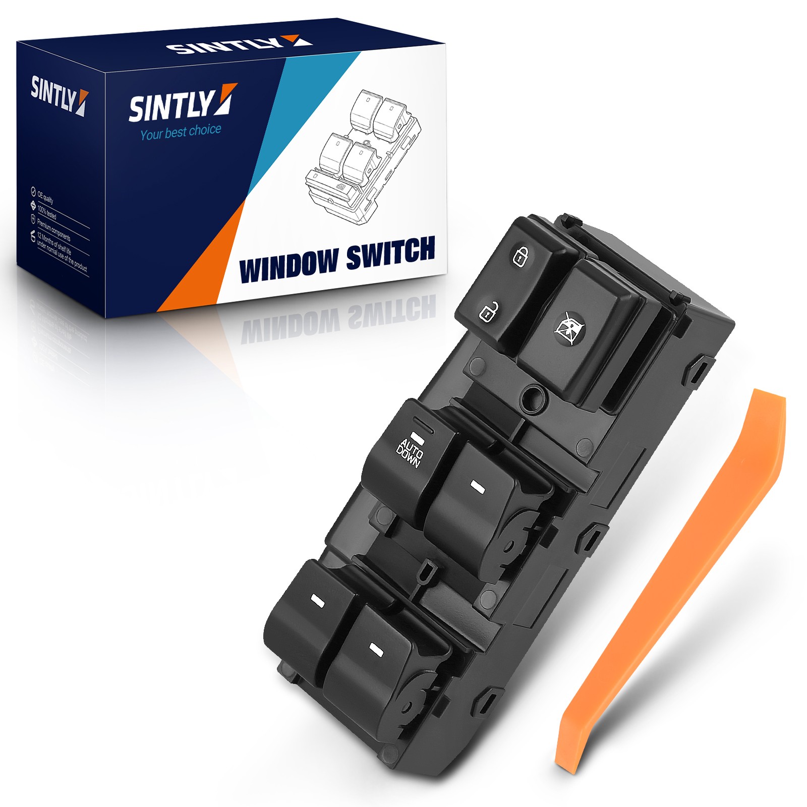 SINTLY Front Driver Side LH Power Window Switch for Hyundai Elantra 2015-2022