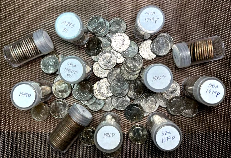 20 Coin Mixed Roll - 1979-1999-Susan B Anthony - Guaranteed 1980's & 1999's