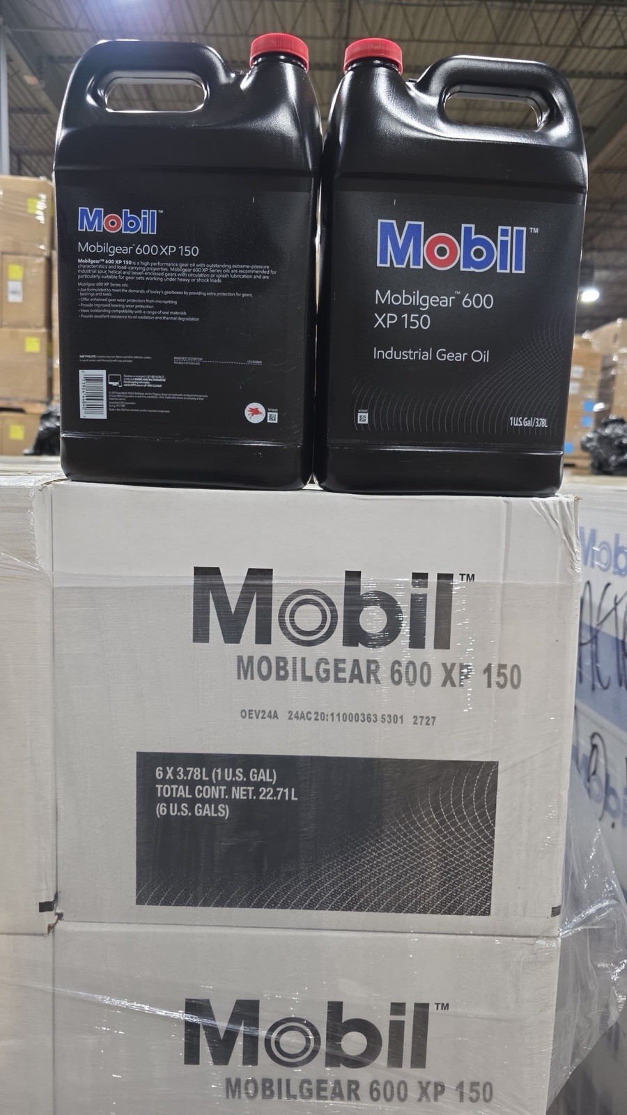MOBIL Gear Oil 600 XP 150 (Case of 6 - 1 Gal) Part # 103542