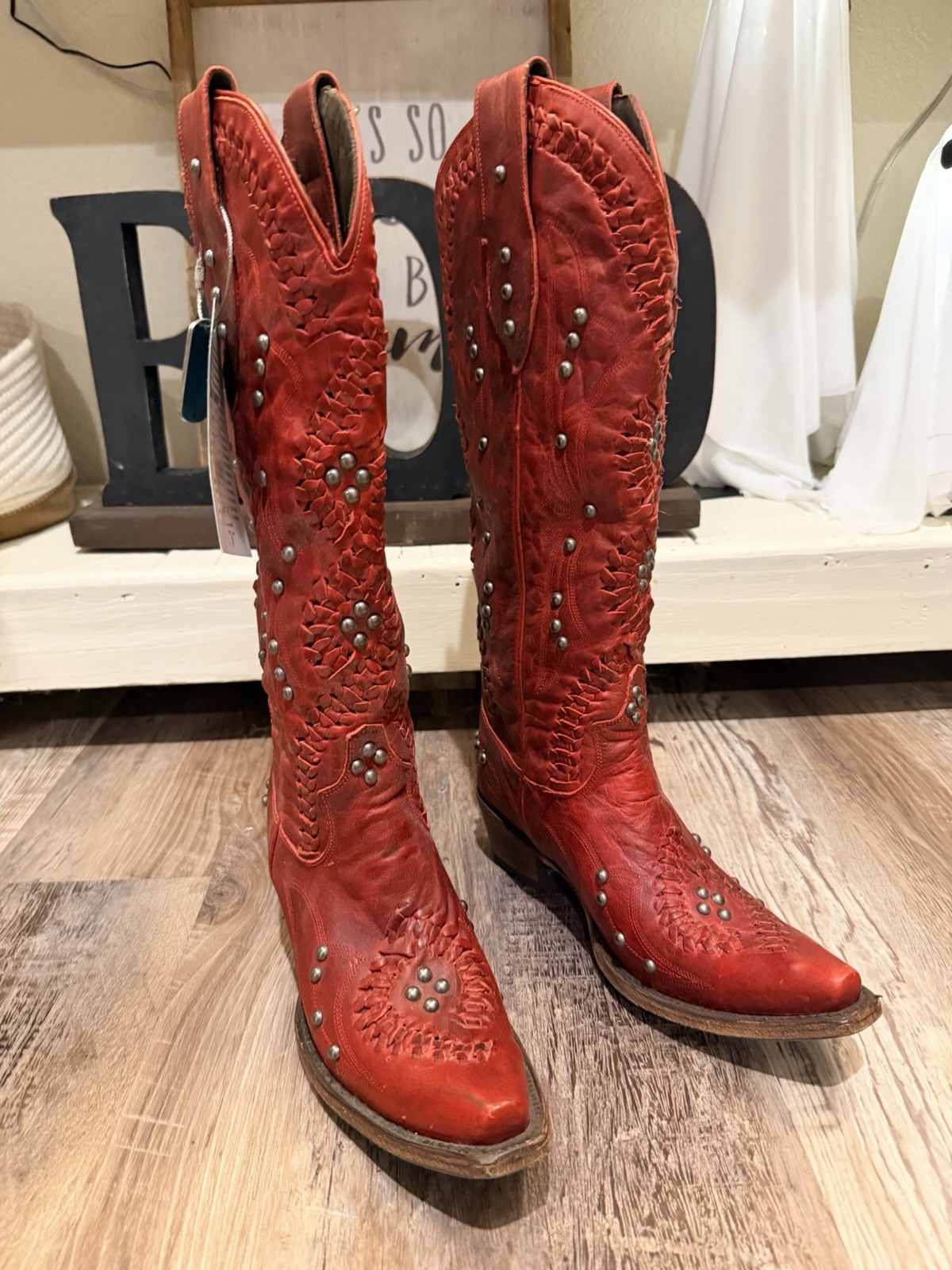 Lane Cossette Smoldering Ruby Boots Lane Cossette Smoldering Ruby Boots