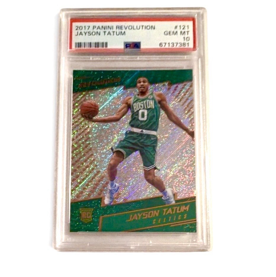 Jayson Tatum 2017 Panini Revolution Rookie RC PSA 10 Gem Mint Jayson Tatum 2017 Panini Revolution Rookie RC PSA 10 Gem Mint