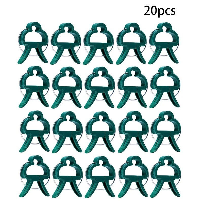 20Pcs Reusable Plant Support Clips Garden Vine Stem Holder Greenhouse