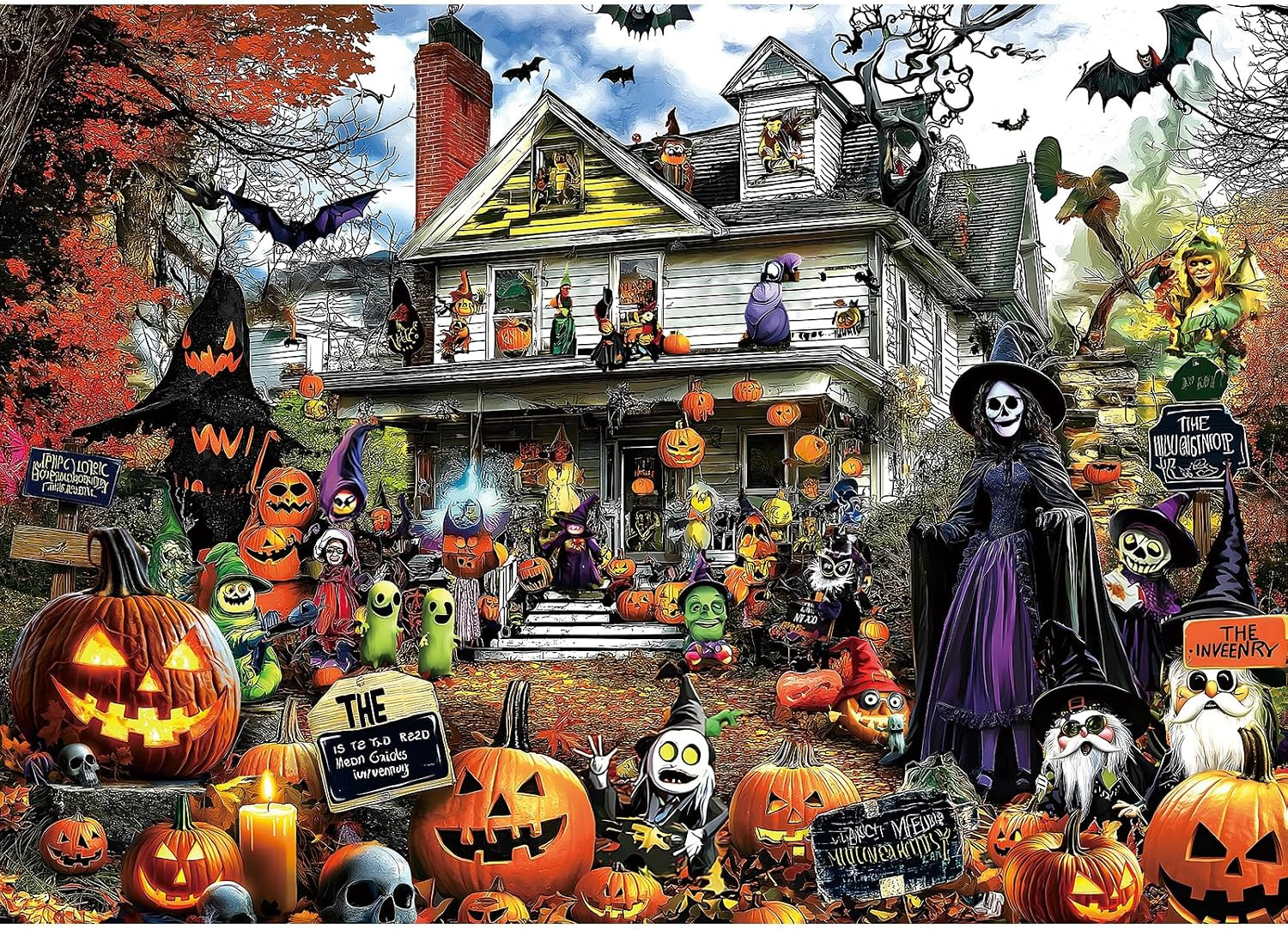 Halloween 1000 Piece Jigsaw Puzzle for Adults, 27.5\