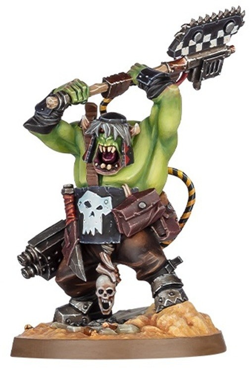 Warhammer 40k Ork Nob Introductory Set 11th Rare Alternative Sculpt RARE Warhammer 40k Ork Nob Introductory Set 11th Rare Alternative Sculpt RARE