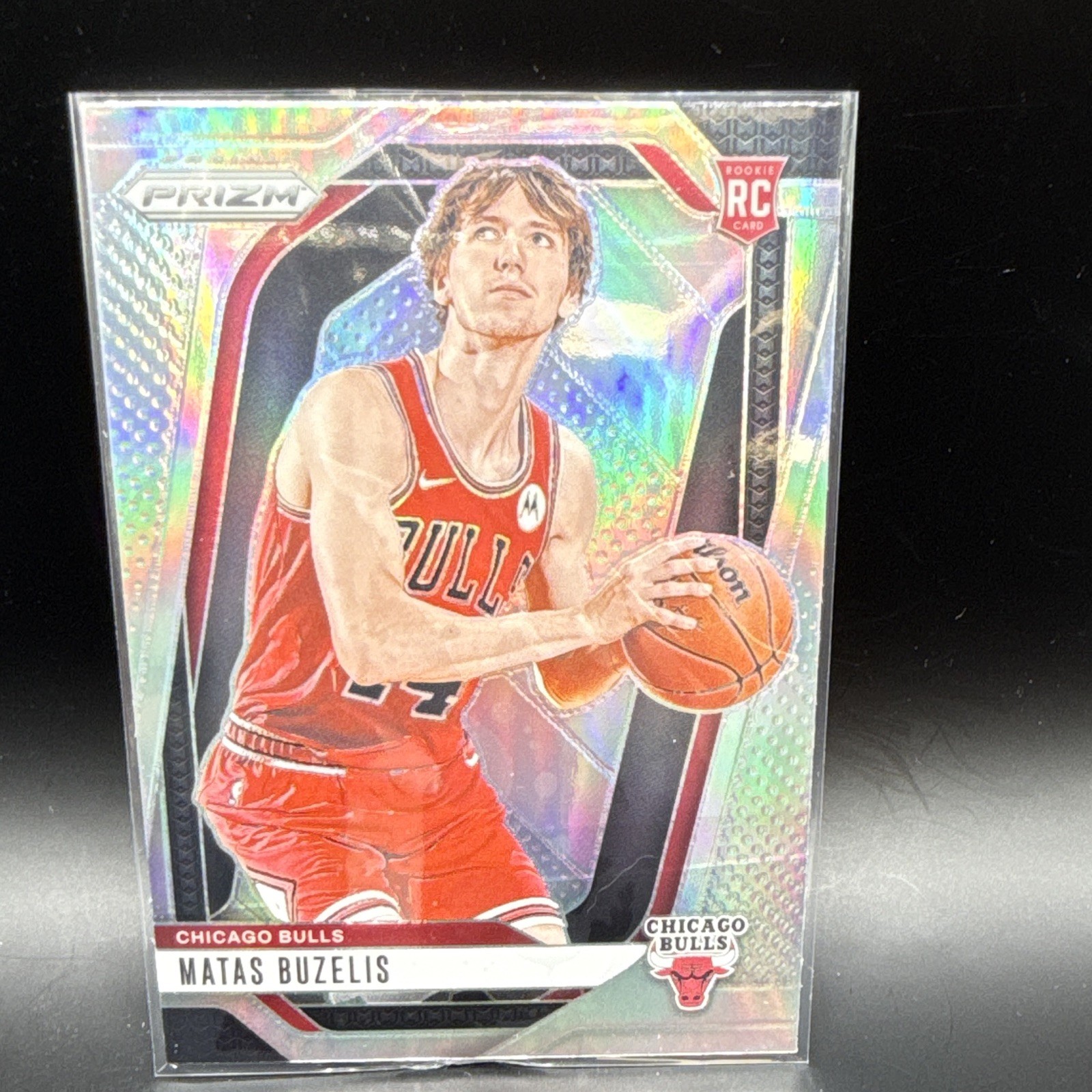Panini 2024-25 Prizm Silver Prizm Matas Buzelis Chicago Bulls RC #252 Panini 2024-25 Prizm Silver Prizm Matas Buzelis Chicago Bulls RC #252