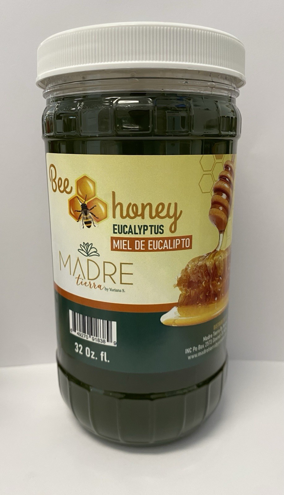 Miel De Eucalipto 32 Oz /Eucalyptus Honey Bee
