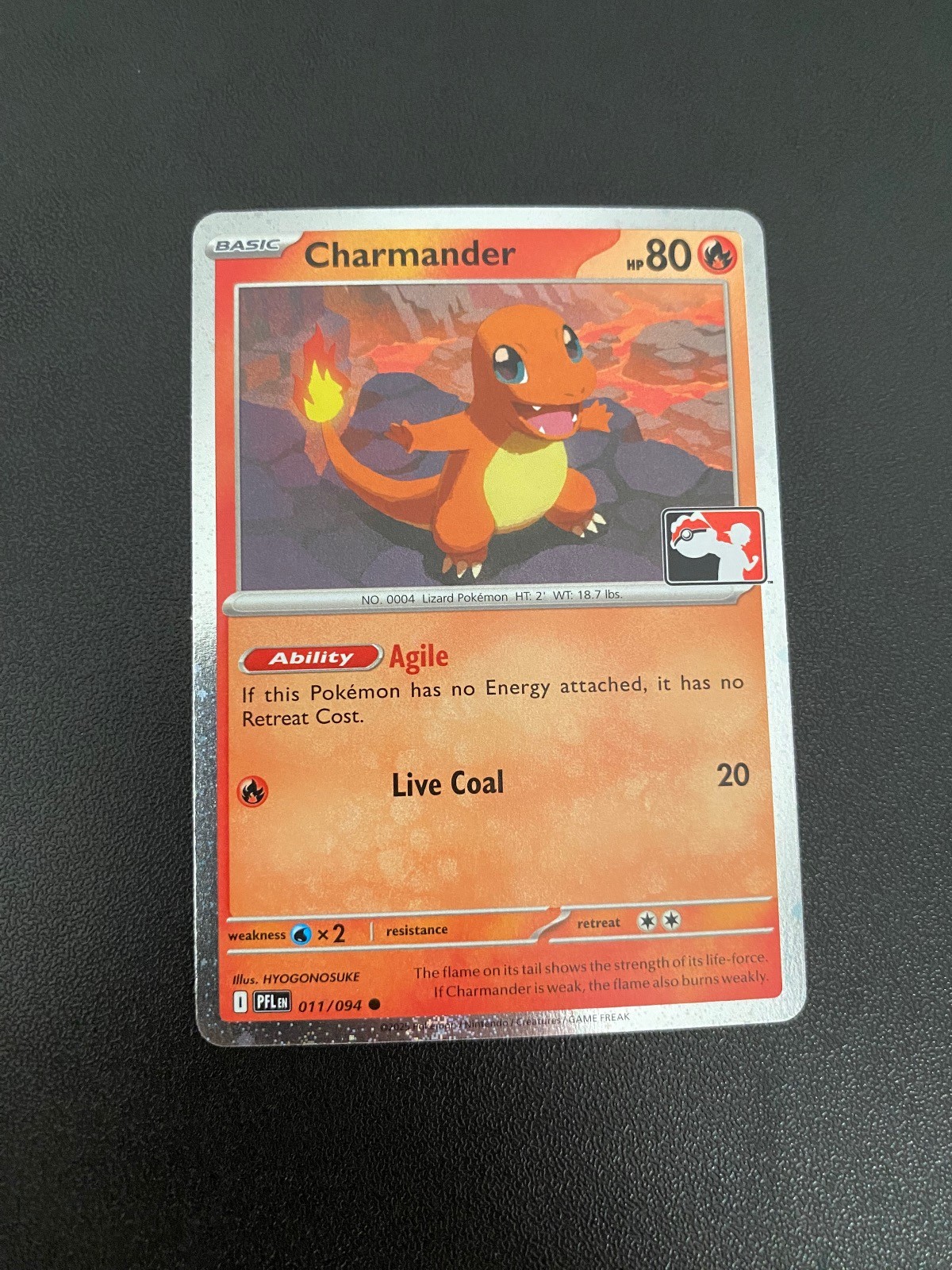 Charmander (Cosmos Holo) 011/094 Common Prize Pack Series Cards Pokemon NM Charmander (Cosmos Holo) 011/094 Common Prize Pack Series Cards Pokemon NM
