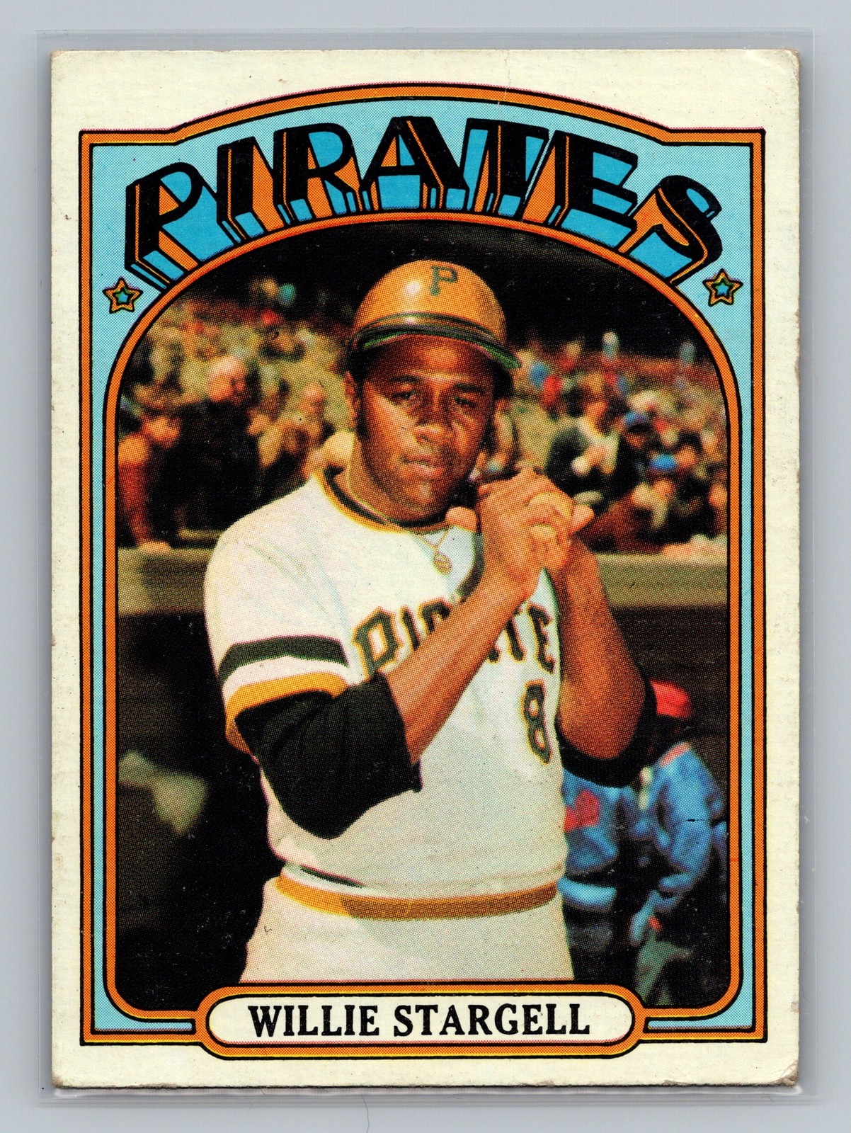 1972 Topps #447 Willie Stargell Pittsburgh Pirates HOF Vintage Baseball Card VG