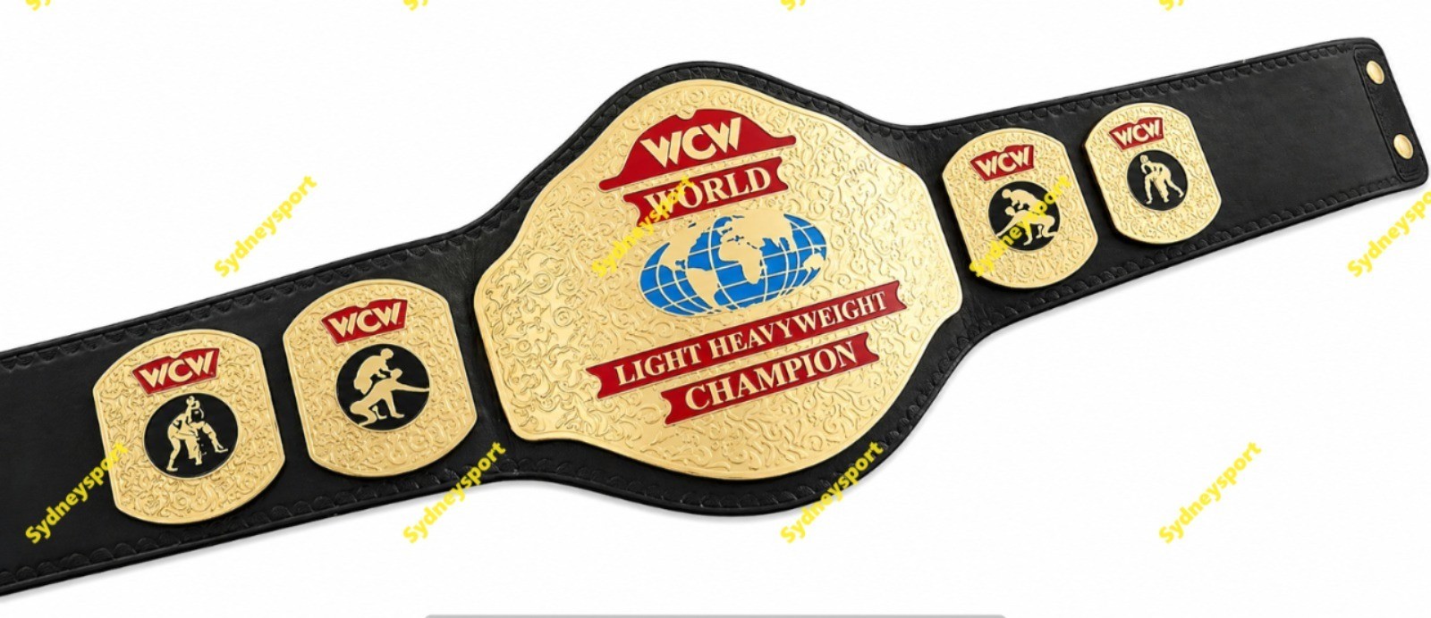 World Light  Heavyweight wrestling CHAMPIONSHIP BELT ADULT SIZE 2mm BRASS