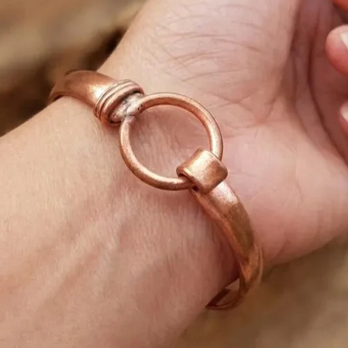 1 Pc Pure Copper Bangle, Unisex Cuff Bracelet, Healing Bangle Openable